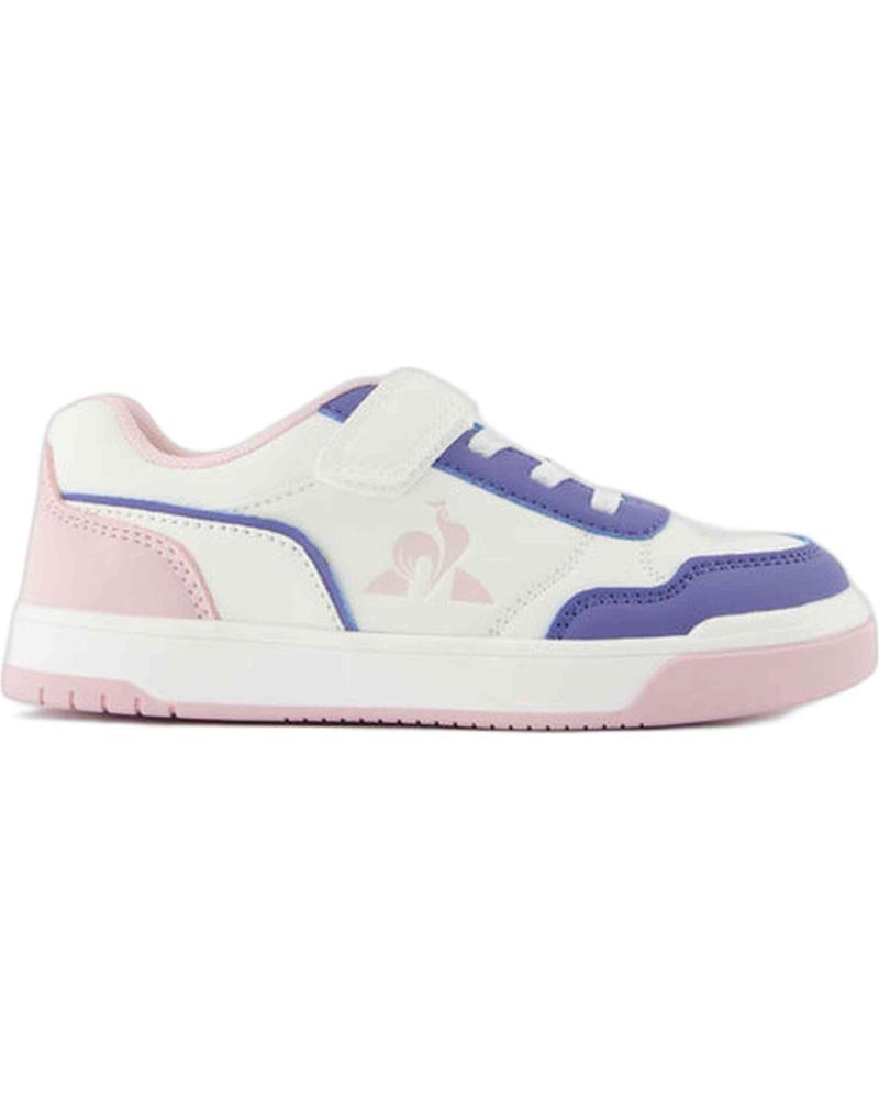 Deportivas de Niña LE COQ SPORTIF ZAPATILLAS LCS COURT BREAKER OPTICAL EN COLOR BLA BLANCO