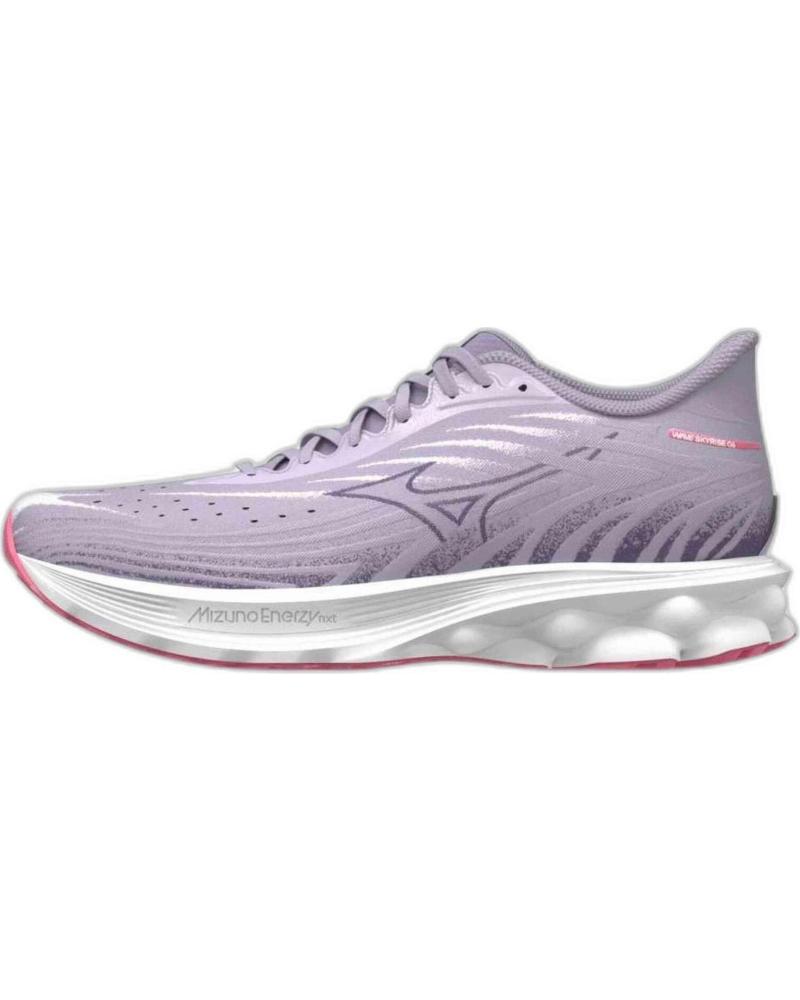 Deportivas de Mujer MIZUNO ZAPATILLAS WAVE SKYRISE 6 PARA MUJER EN COLOR MORADO