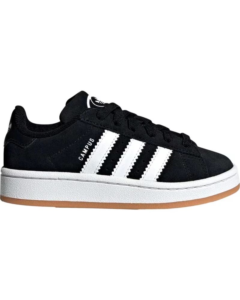 Deportivas de Niña y Niño Adidas Zapatillas Campus 00S para Ninos Unisex en Color Negro