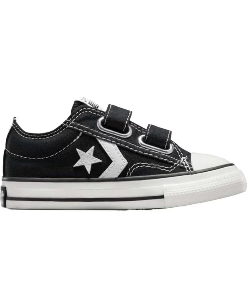 Deportivas de Niña y Niño Converse Zapatillas Star Player 76 2v para Ninos Unisex en Color Negr Negro