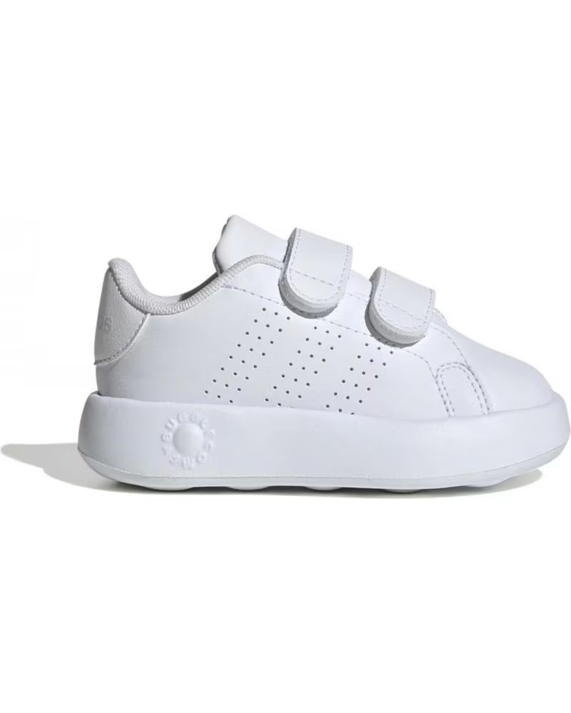 Deportivas de Niña y Niño Adidas -advantage ID5283-ZAPATILLAS Blancas de Deporte con Velcro-u Blanco