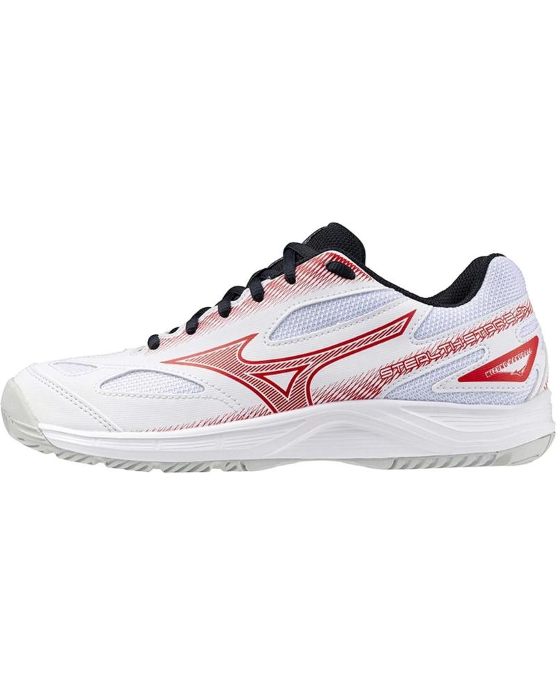 Deportivas de Mujer y Niño MIZUNO ZAPATILLAS STEALTH STAR 2 PARA NINOS UNISEX EN COLOR BLANCO
