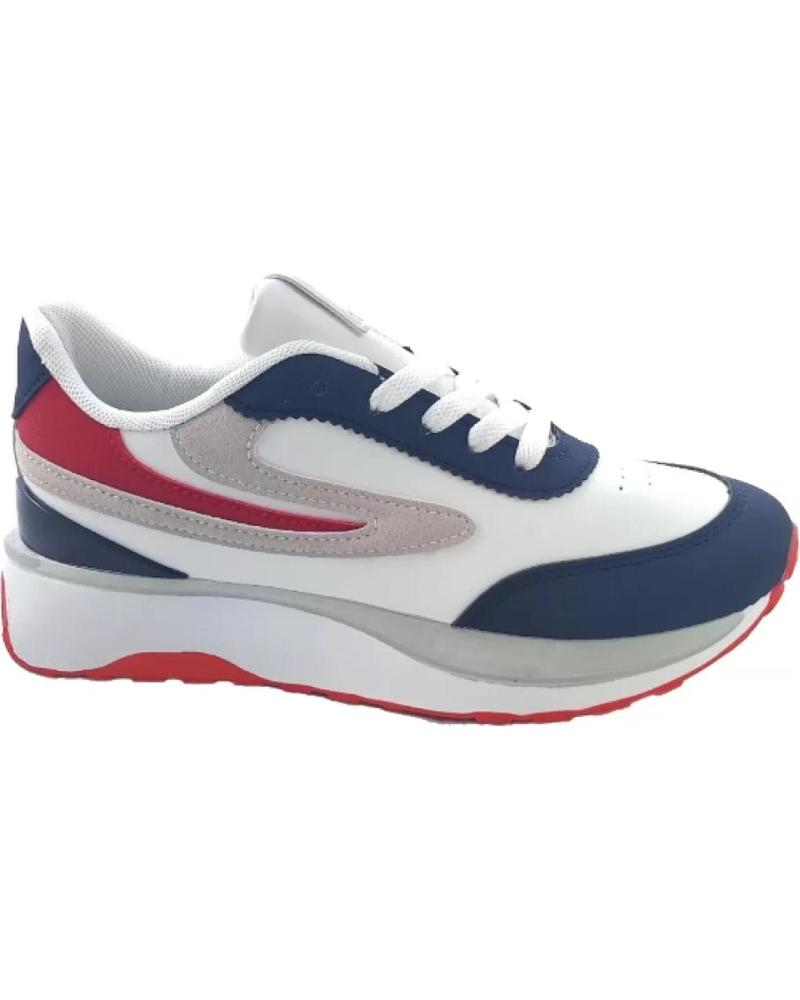 Deportivas de Mujer TIMBOS ZAPATOS 126650 COLOR MARINO-BLANCO MATERIAL SERRAJE ZAPATILL VARIOS COLORES