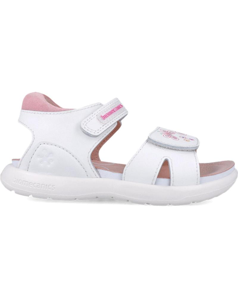 Sandálias de Menina BIOMECANICS SANDALIAS PARA CHICA 252231 BIOEVOLUTION MARIPOSAS BLANCOB050