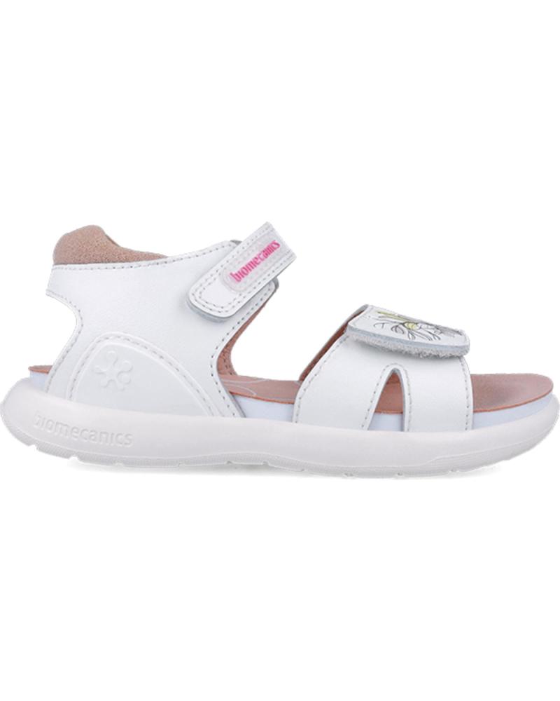 Sandálias de Menina BIOMECANICS SANDALIAS PARA CHICA 252233 BIOEVOLUTION FLORES BLANCOB050