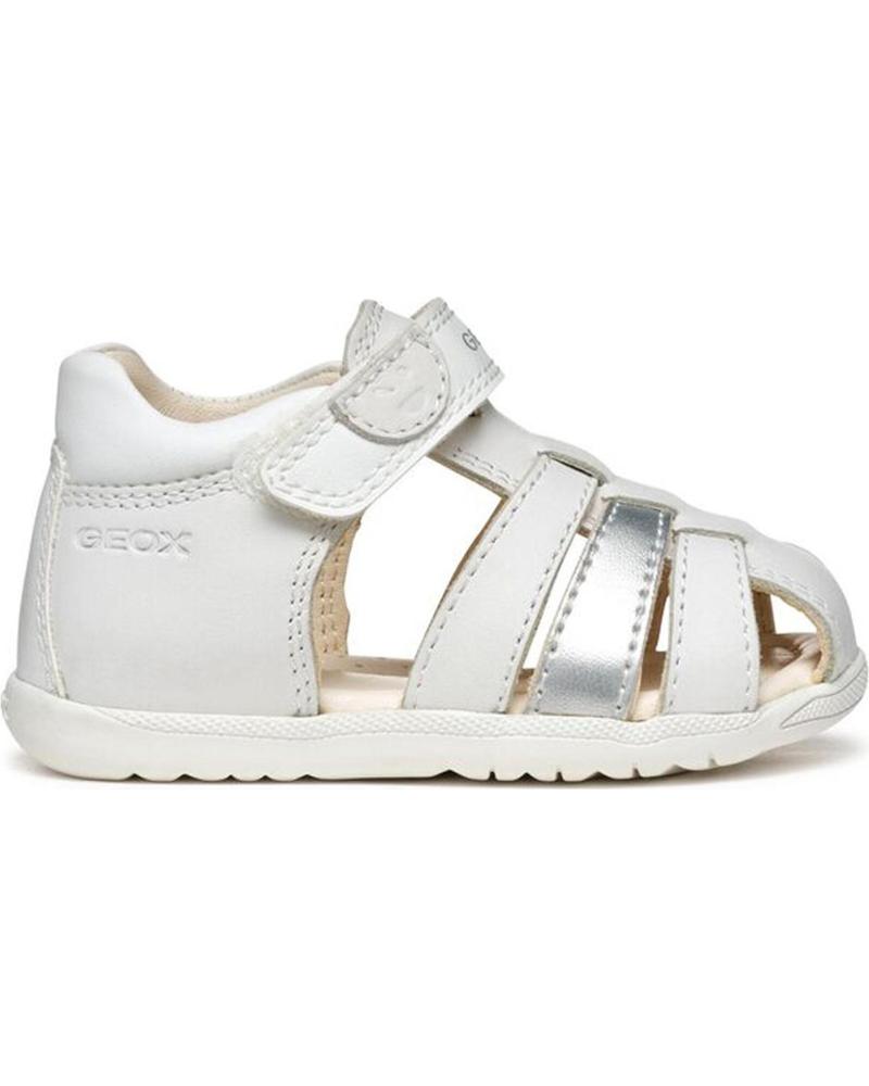 Sandalias de Niña GEOX SANDALIAS MACCHIA B254WBSS WHITESILVER