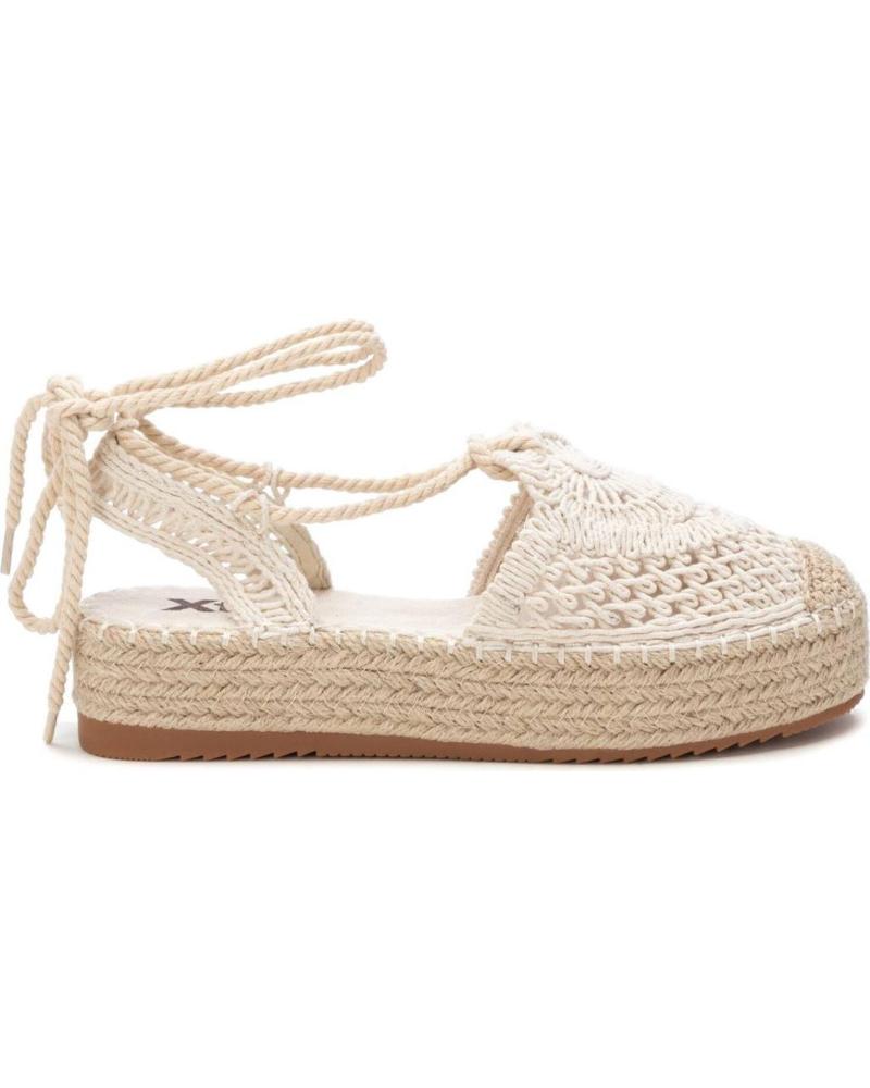 Sandalias de Mujer XTI SANDALIAS DE CUÑA CON CORDONES XTI MUJER BEIGE BEIGE