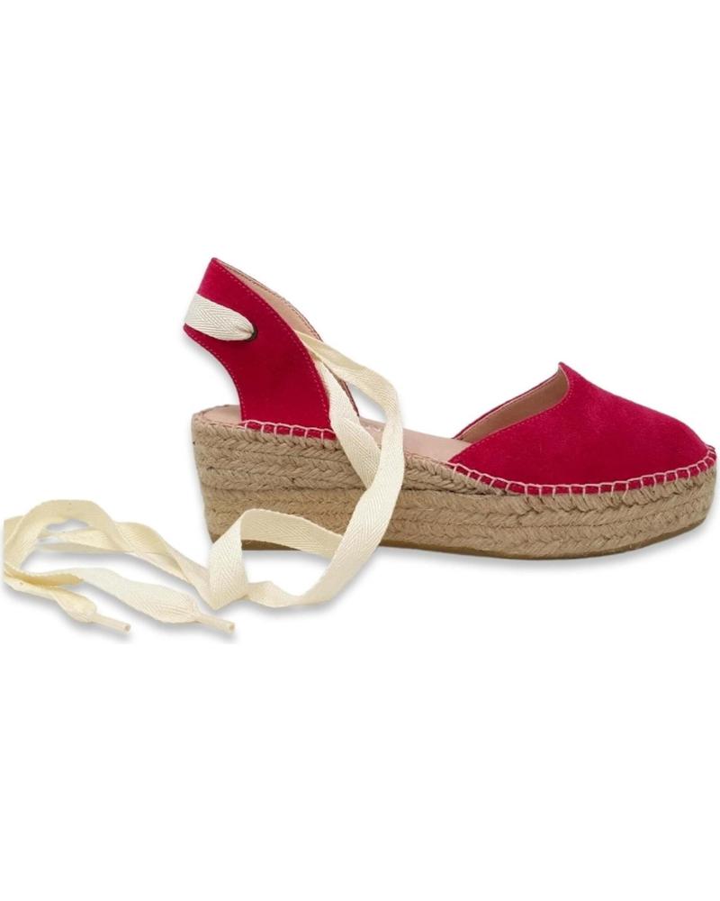Sandalias de Mujer MACARENA ALPARGATA PARA MUJER EN COLOR ROJO