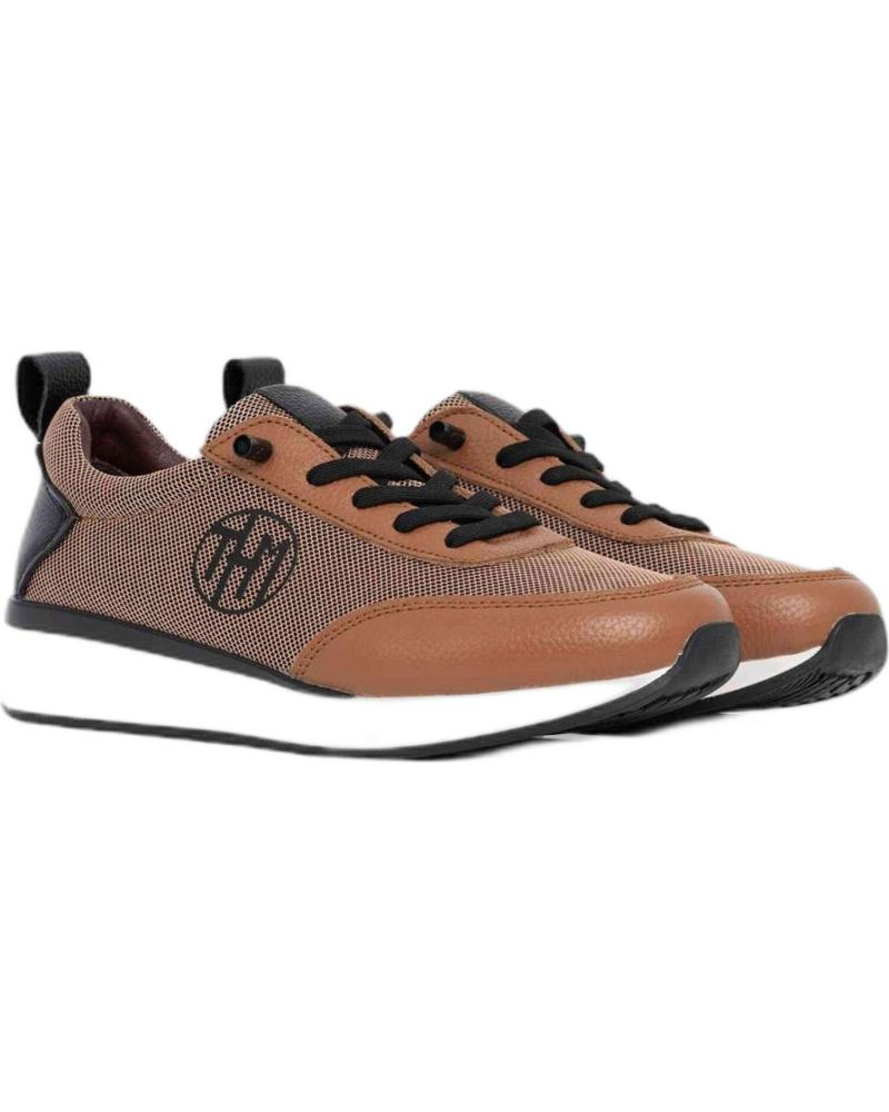 Deportivas de Mujer THE HAPPY MONK ZAPATILLAS VANITY-010 PARA MUJER EN COLOR MARRON