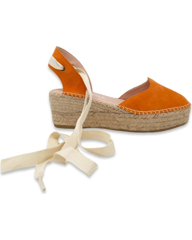 Deportivas de Mujer MACARENA ALPARGATA PARA MUJER EN COLOR NARANJA