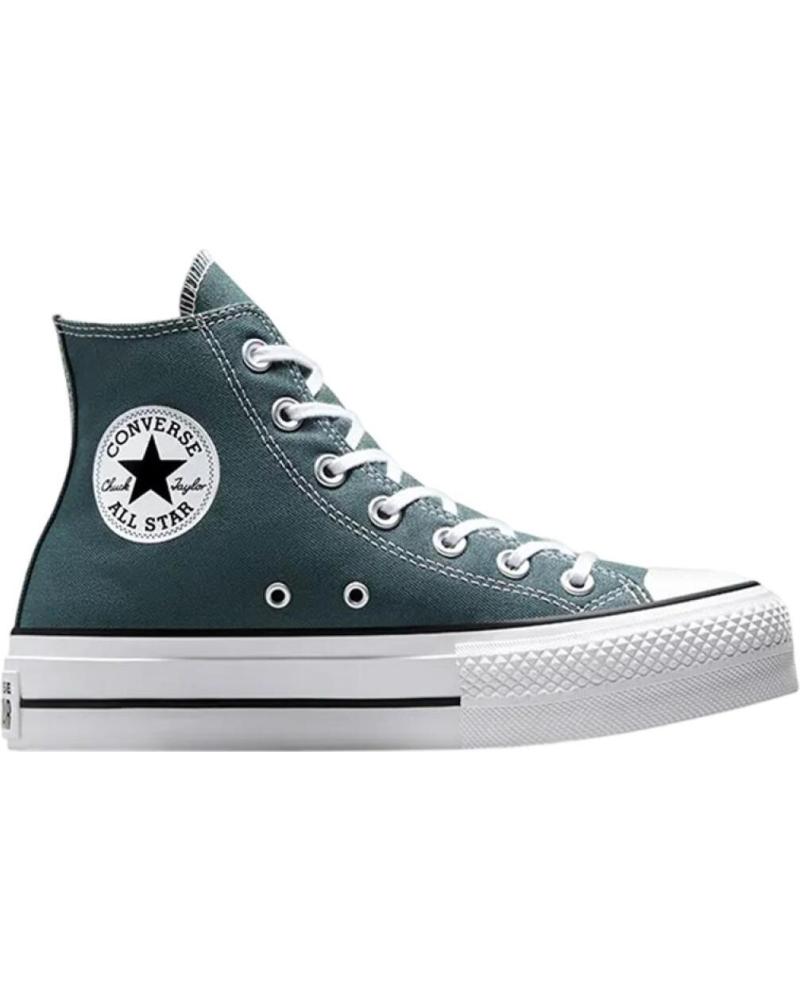 Deportivas de Mujer CONVERSE - ZAPATILLAS S PARA MUJER - LIFT HI VERDE