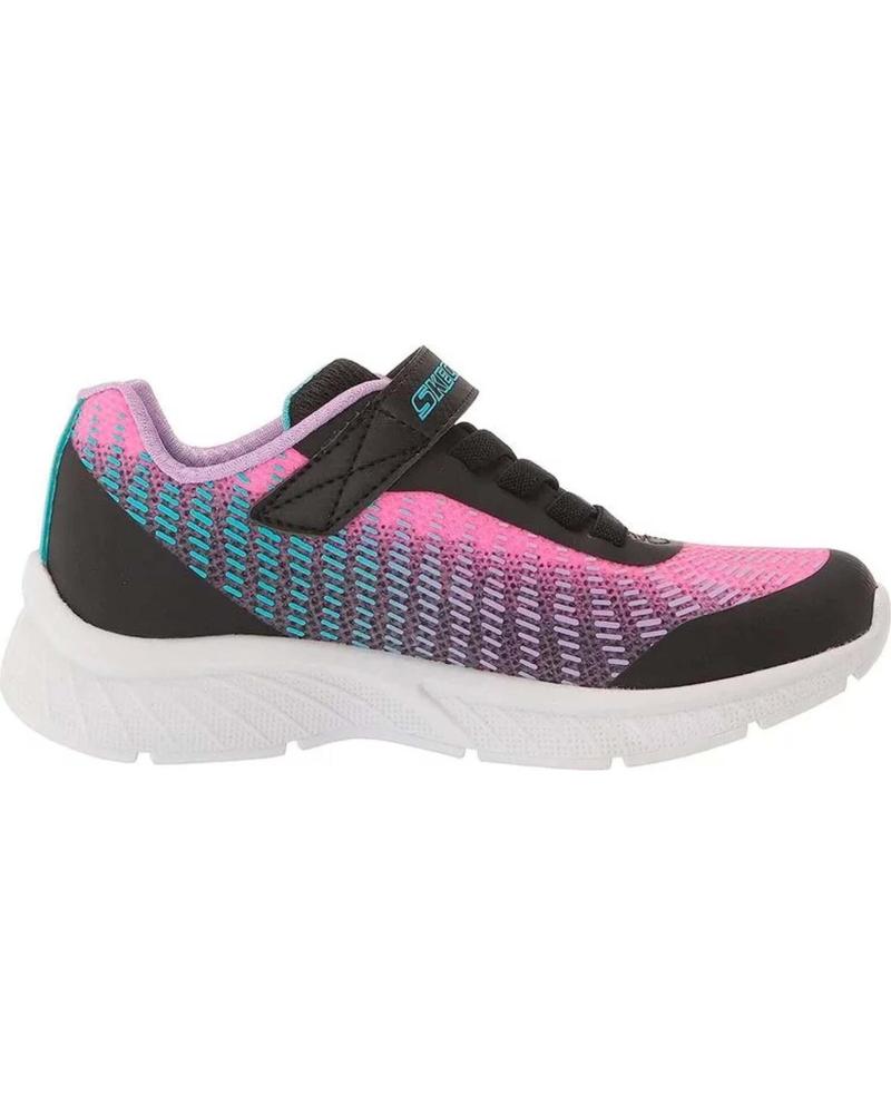 Deportivas de Niña SKECHERS ZAPATILLAS MICROSPEC PLUS-SWIRL SWEET BLACK
