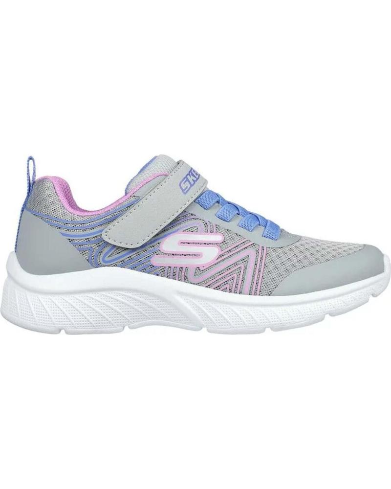 Deportivas de Niña SKECHERS CALZADO MARCA MODELO MICROSPEC GRIS