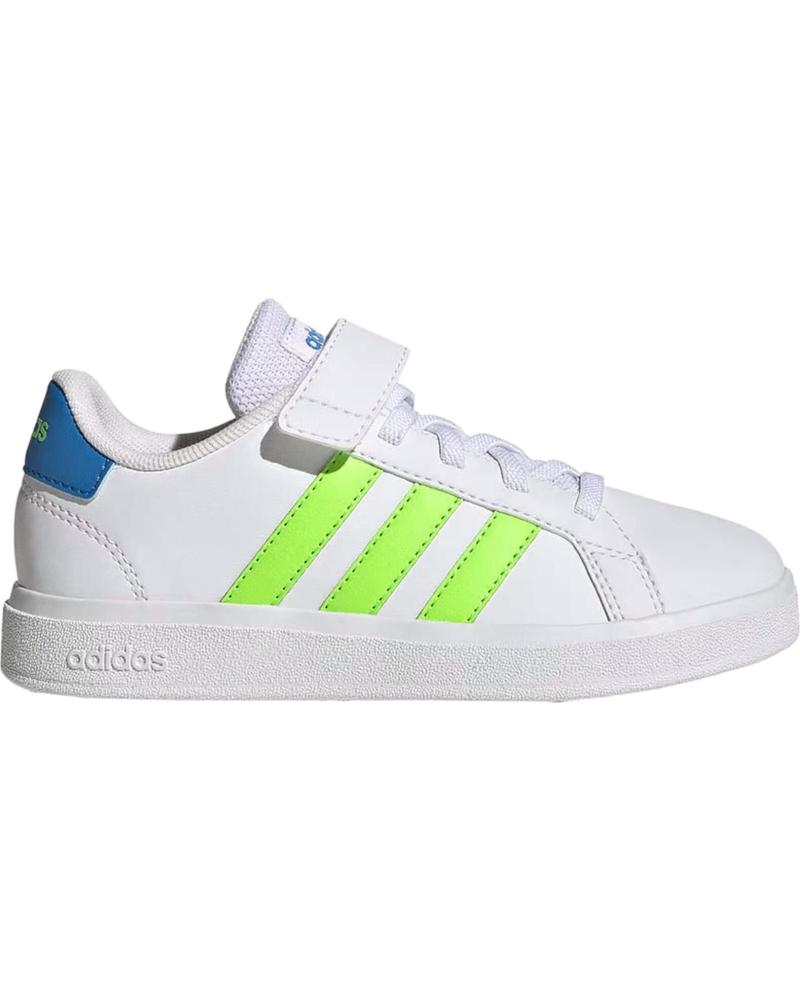 ZAPATILLAS CASUAL NIÑA ADIDAS GRAND COURT 2.0 EL K ADGW6515 BLANCO