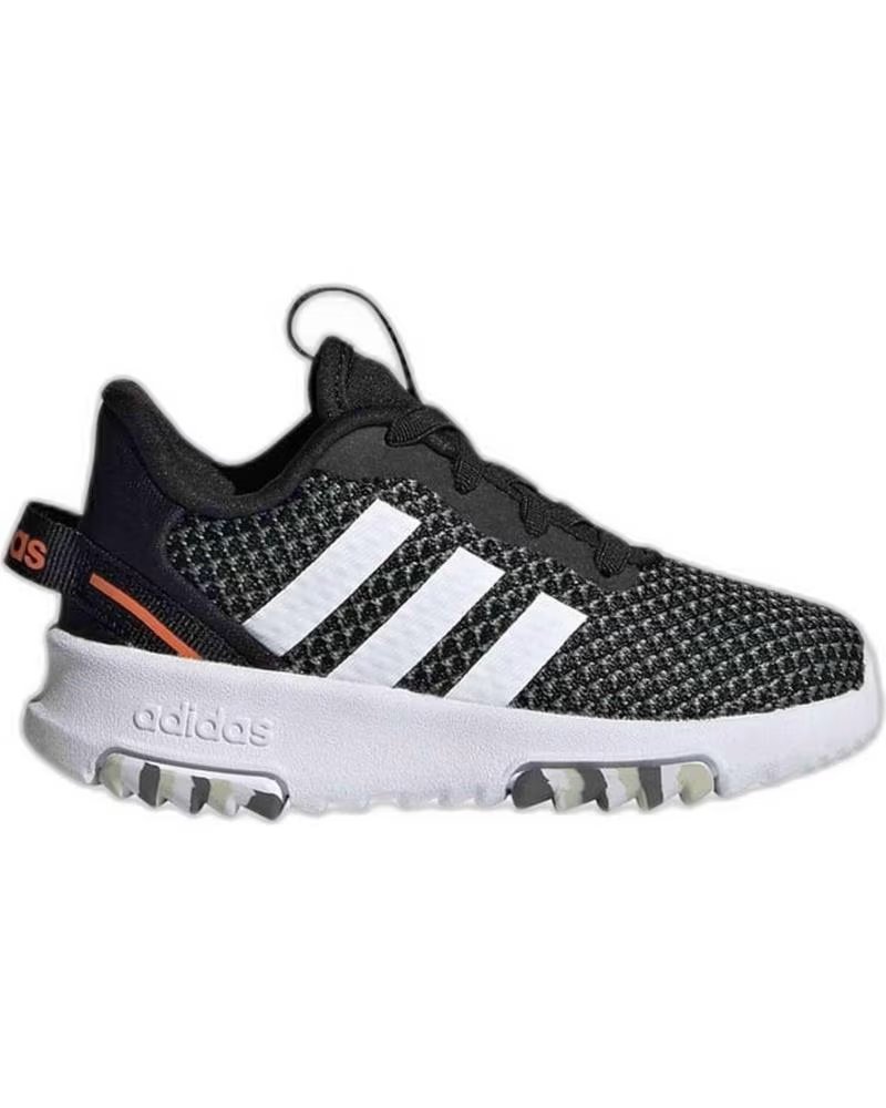 Deportivas de Niña y Niño Adidas Zapatillas Racer 2 0 I para Ninos Unisex en Color Negro
