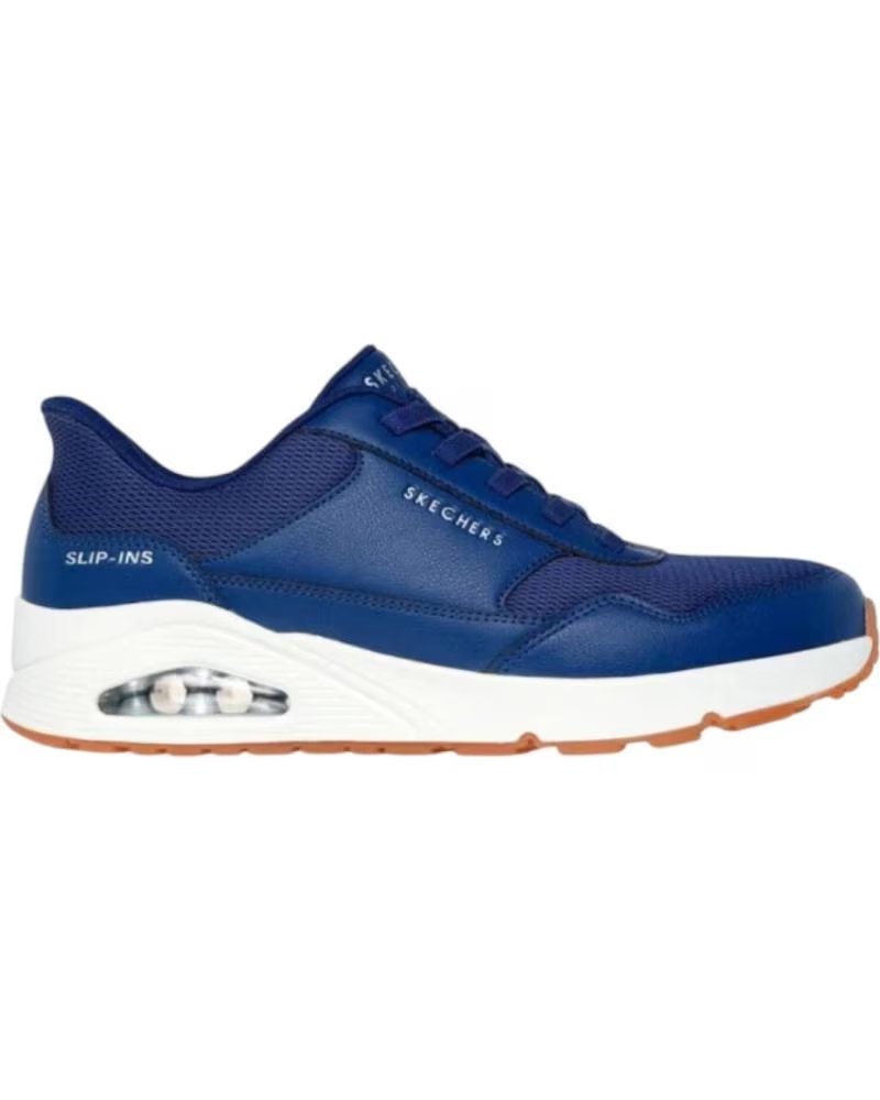 Skechers Zapatillas Uno Banksia 183022-NVY Casual Hombre Azul Marino