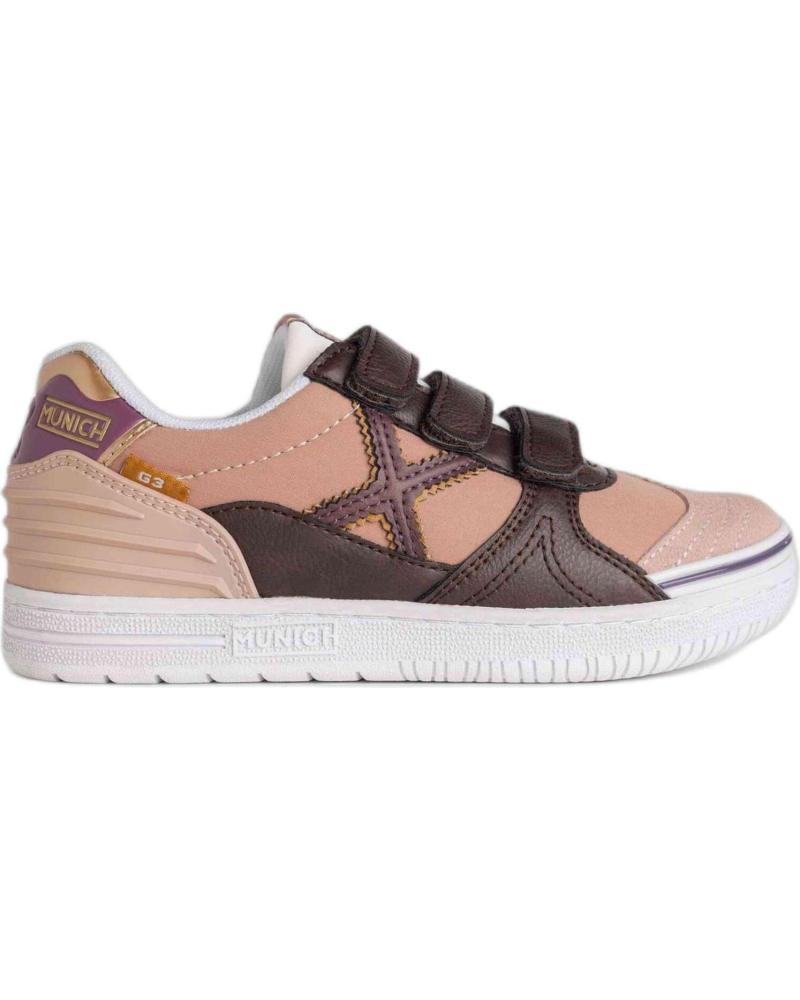 Deportivas de Niña MUNICH ZAPATILLAS G-3 KID VCO PATCH 318 BURDE 1514318 ROSA