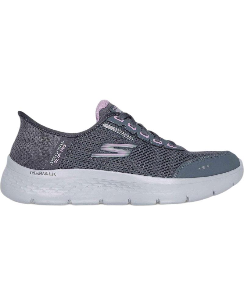Deportivas de Mujer SKECHERS CALZADO MARCA MODELO GO WALK FLEX PARA MUJER GRIS