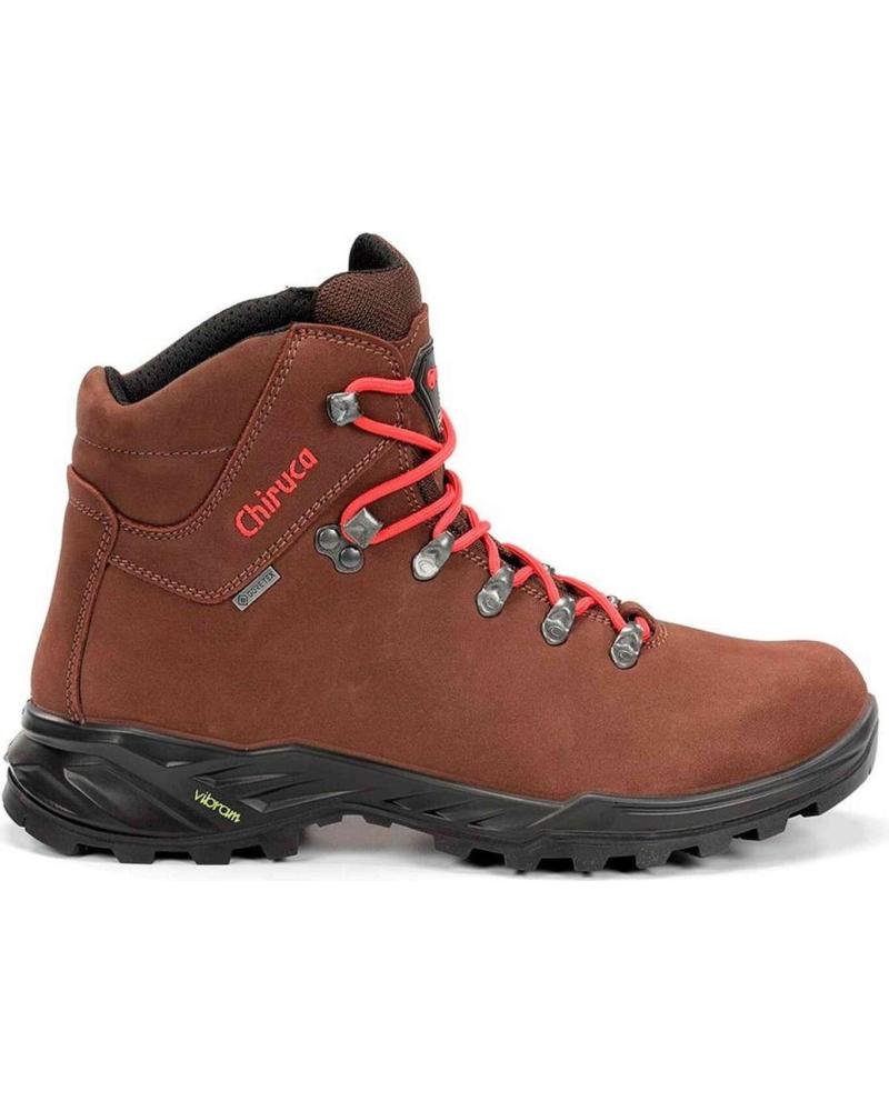 Botines de Hombre CHIRUCA BOTAS CARES 02 GORE-TEX PARA HOMBRE EN COLOR ROJO