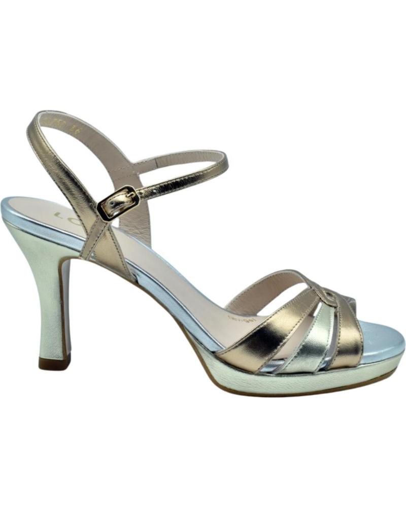 Sandalias de Mujer LODI SANDALIA COSMOS LATON-CAVA METáLICO