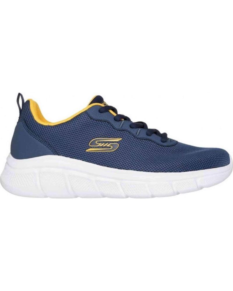 Deportivas de Hombre SKECHERS ZAPATILLAS BOBS FLEX AZUL