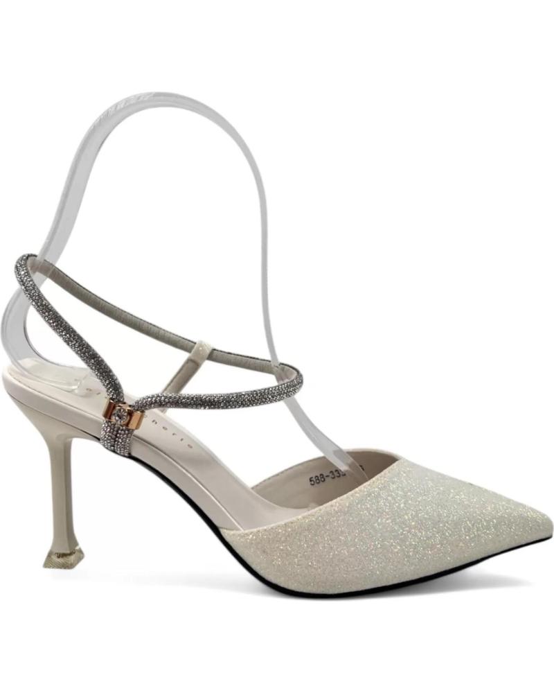 Sandalias de Mujer TIMBOS SANDALIA DE TACON NOVIA 131224 BLANCO