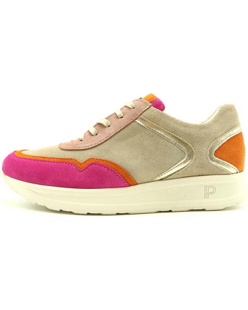 Deportivas de Mujer PITILLOS DEPORTIVO CORDONES 10414 FUXIA - NARANJA - TAUPE - ORO