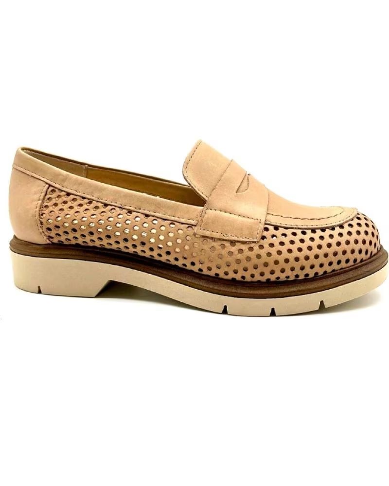 de pitillos mocasin marron