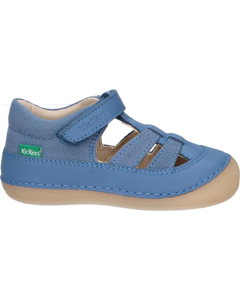 Sandalias de Niño KICKERS 1201230-10-0 KICK SUSHYK SHEEP LTHCOTTON CANVAS 5 BLEU