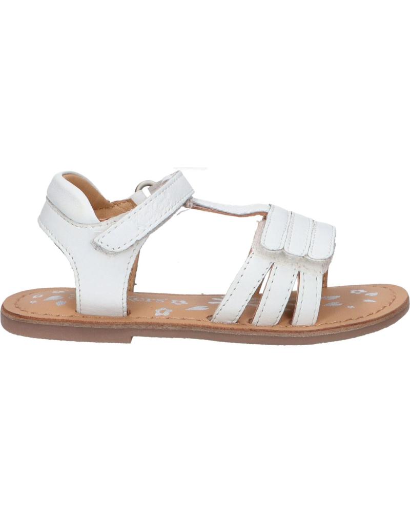 Sandalias de Niña KICKERS 1202383-30-0 DIAMANTO SHEEP NAPPA 3 BLANC