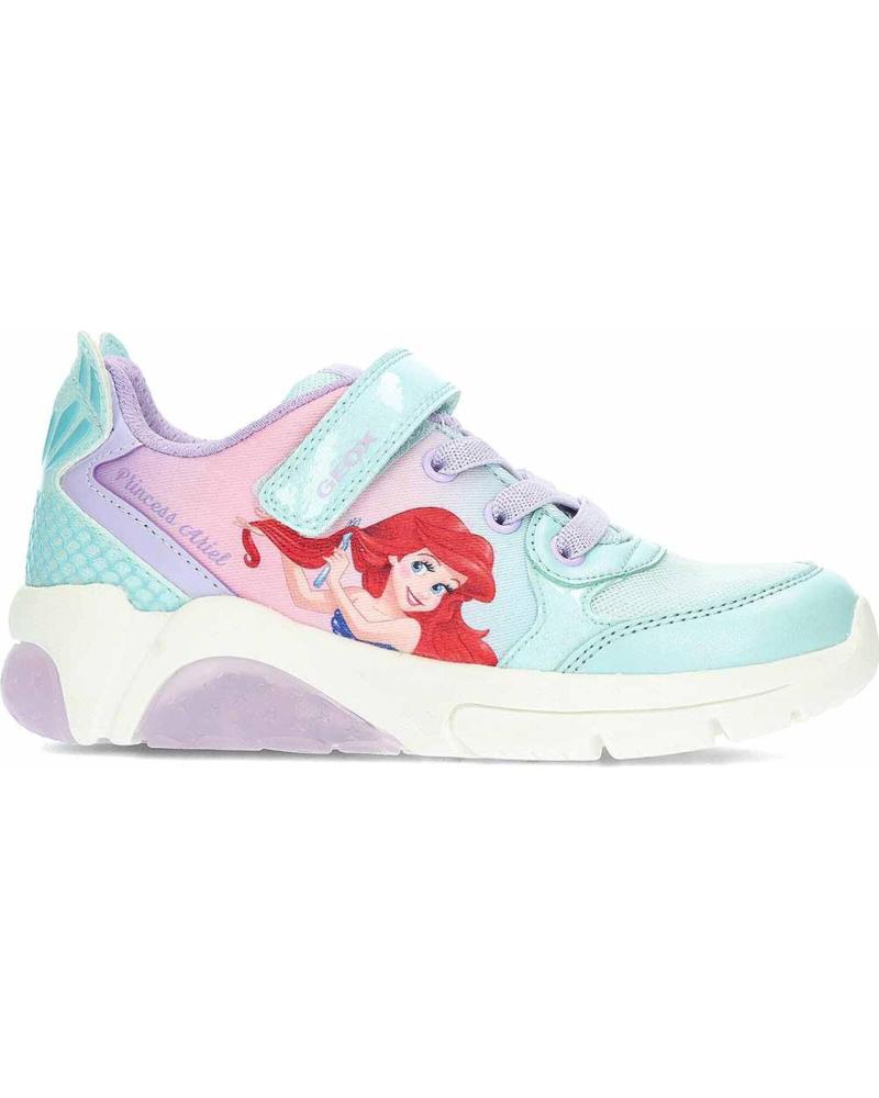 Deportivas de Niña GEOX ZAPATILLAS CON LUZ PARA NINA FADINLIGHT J55M4B WATERSEALILAC