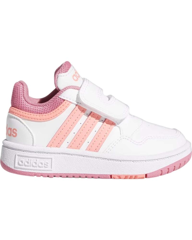 Deportivas de Niña ADIDAS ZAPATILLAS HOOPS 3 0 CF PARA NINAS EN COLOR BLANCO