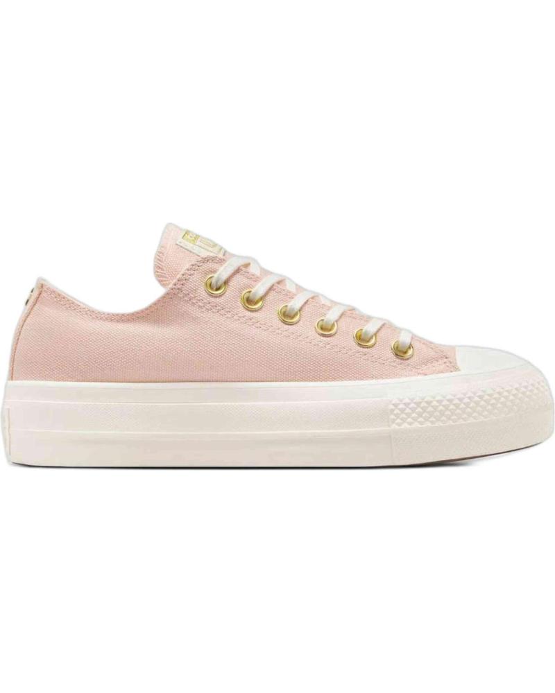 Deportivas de Mujer CONVERSE ZAPATILLAS CHUCK TAYLOR ALL STAR LIFT PARA MUJER EN COLOR RO ROSA