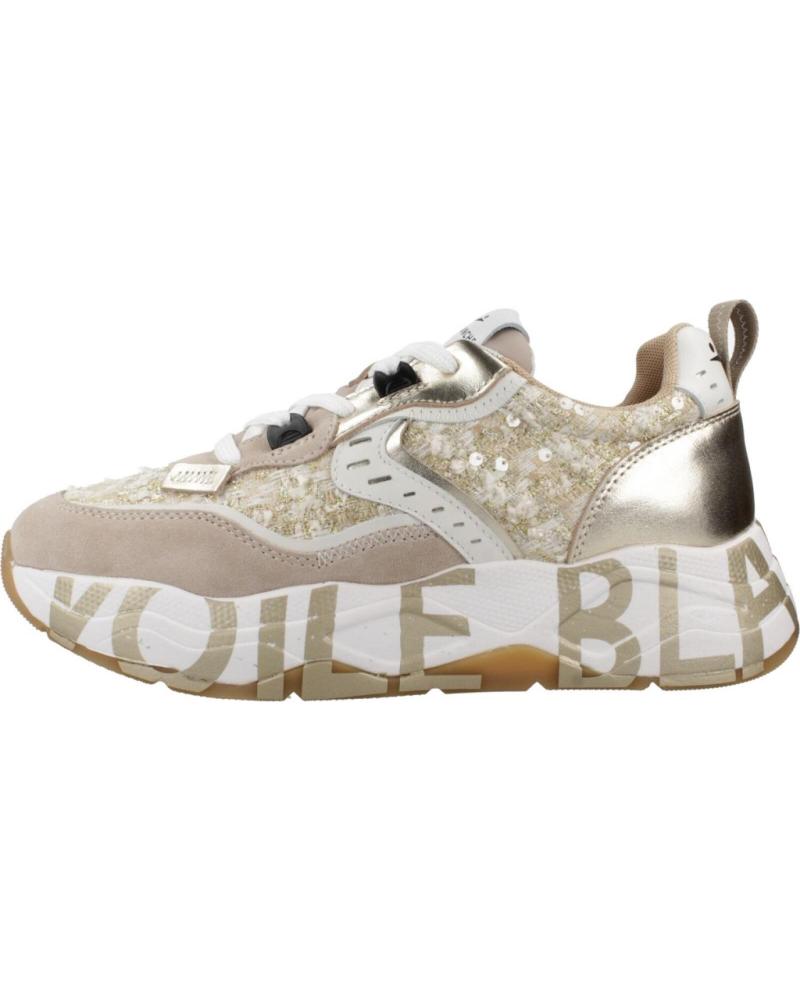 Sapatilhas de Mulher VOILE BLANCHE ZAPATILLAS MUJER MODELO CLUB105 COLOR MARRON CLARO BGEPLT