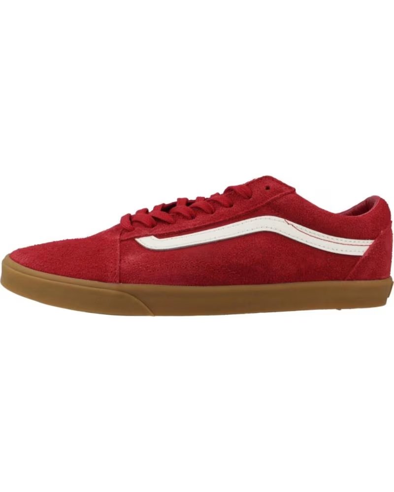 Vans Off The Wall Zapatillas Mujer Vans Modelo Old Skool Lowpro Color Rojo Red Redgm