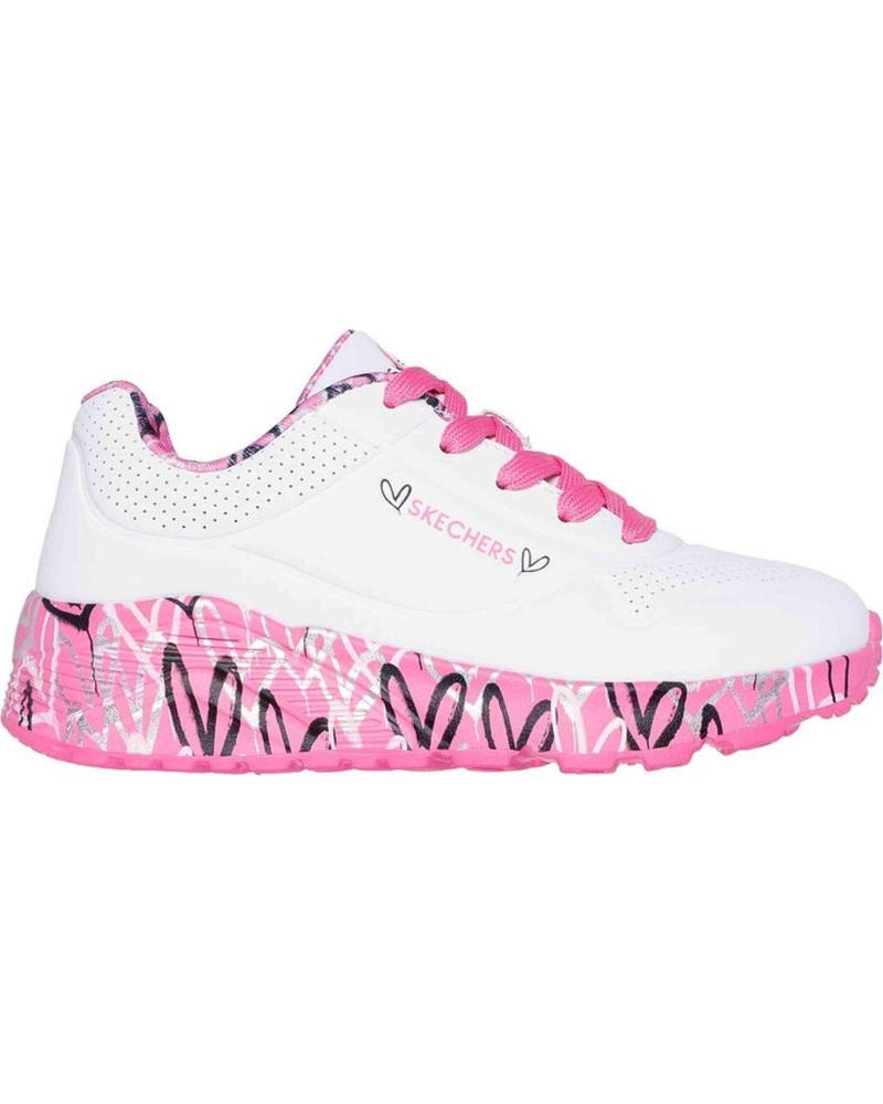 Deportivas de Mujer SKECHERS UNO LITE LOVELY WHP