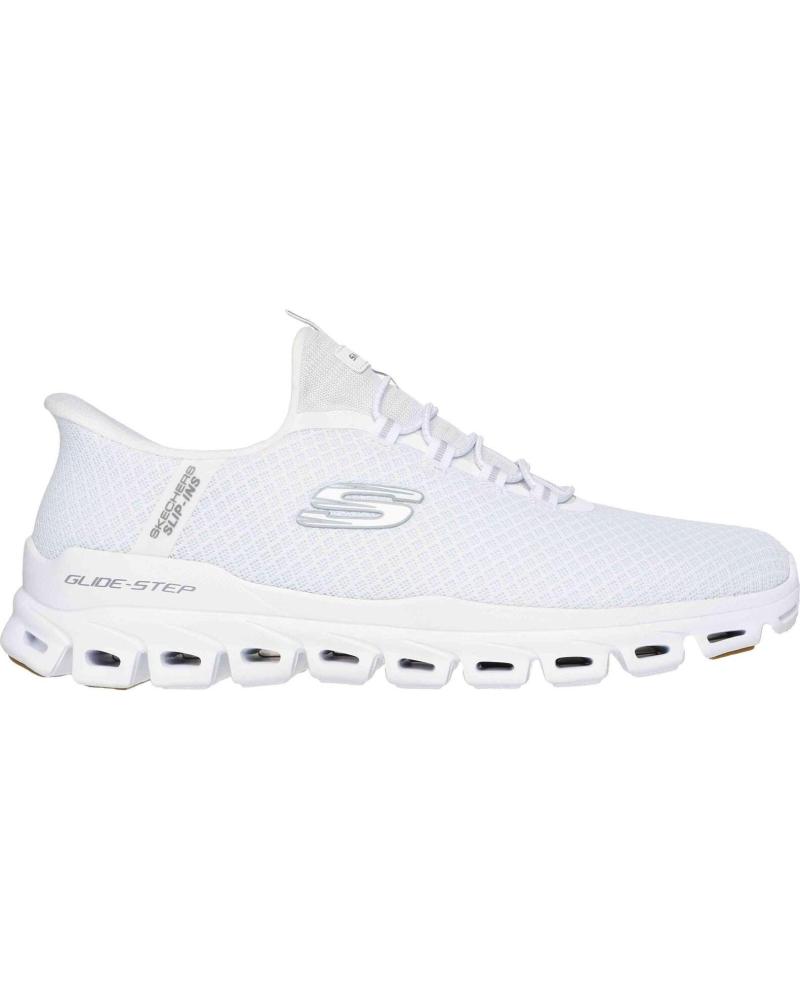 Deportivas de Hombre SKECHERS ZAPATILLAS GLIDE STEP ALTUS PARA HOMBRE EN COLOR BLANCO