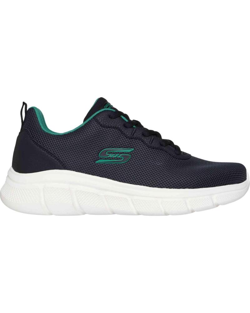 Deportivas de Hombre SKECHERS ZAPATILLAS BOBS SPORT B FLEX - ICY EDGE PARA HOMBRE EN COLOR NEGRO