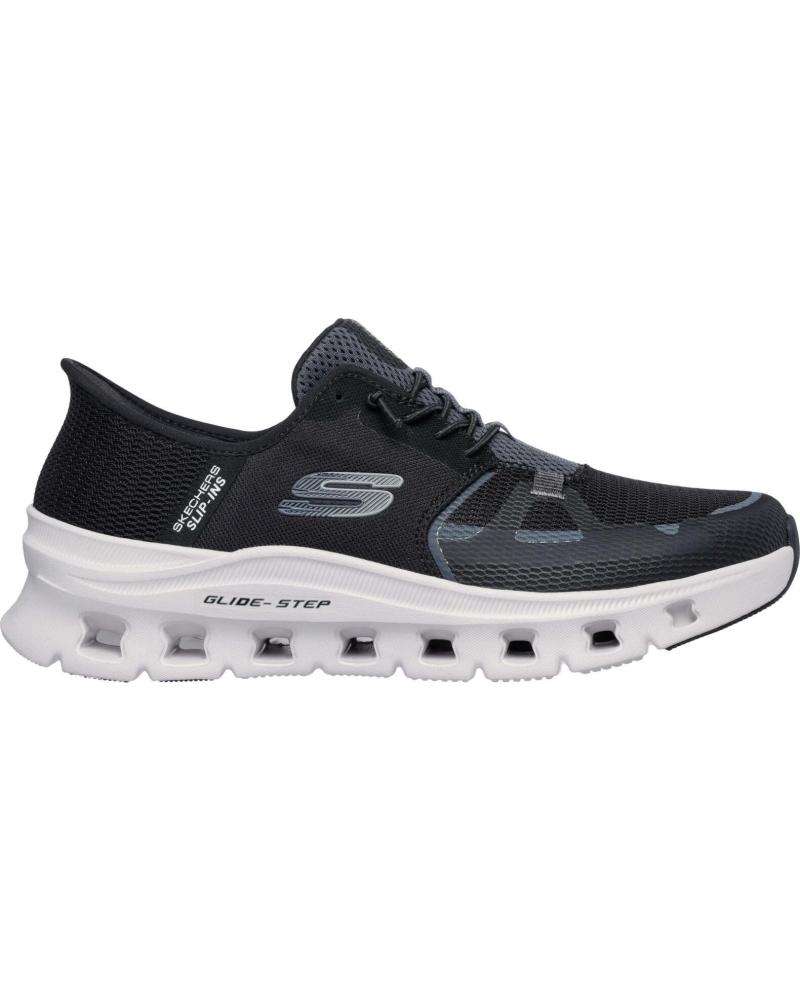 Deportivas de Hombre SKECHERS ZAPATILLAS SLIP-INS GLIDE-STEP PRO PARA HOMBRE EN COLOR NEGR NEGRO