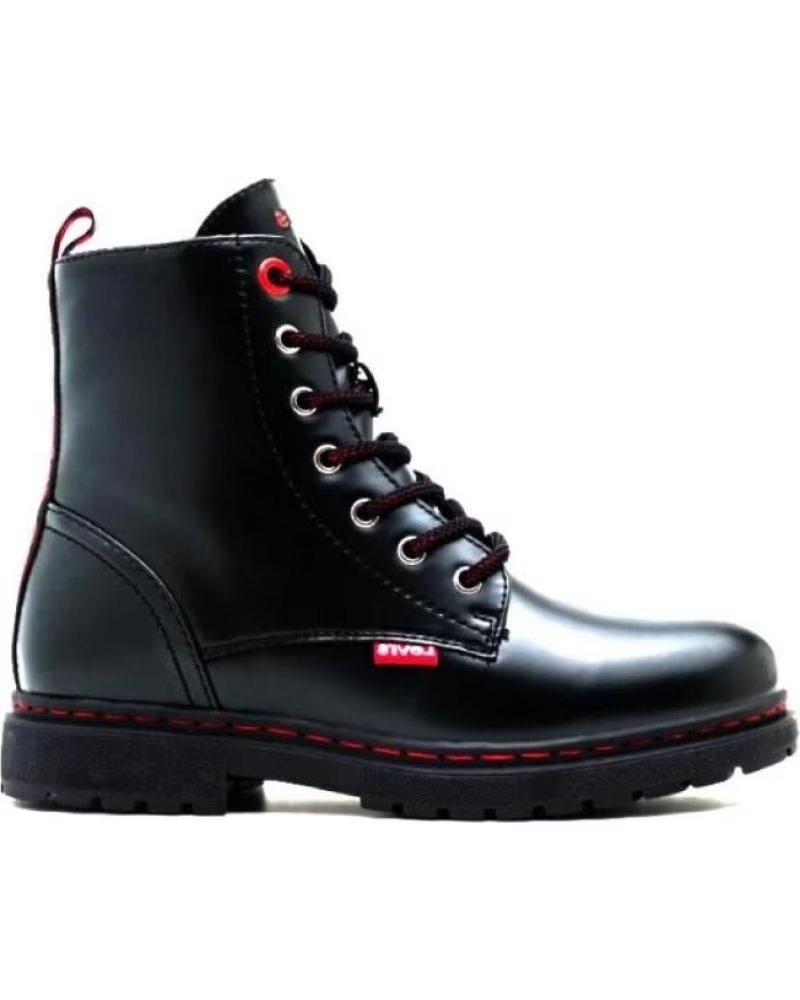 Levi´s - Botin Militar Charol Black