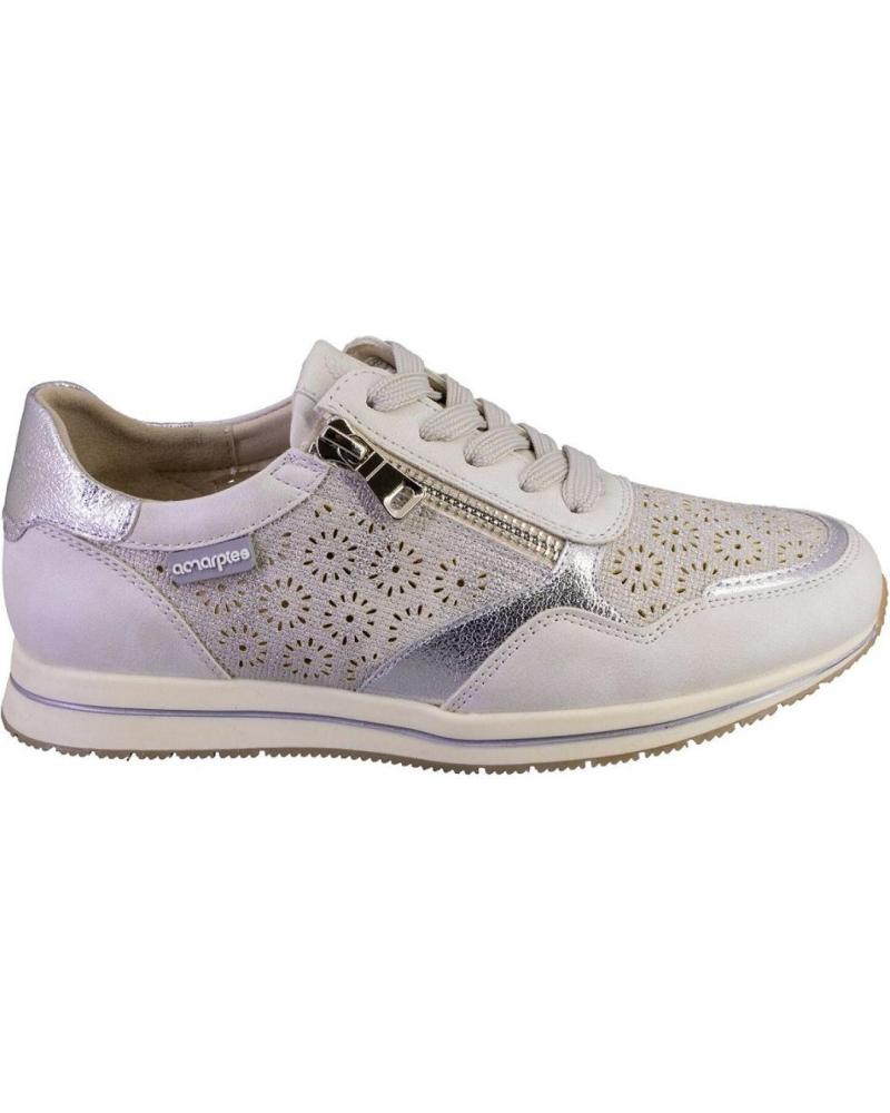 Deportivas de Mujer AMARPIES 28412 ZAPATILLAS CASUAL DE MUJER HIELO