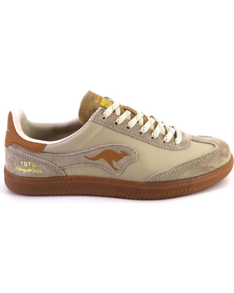 Kangaroos 168-25 Zapatillas Casual de Mujer Beige
