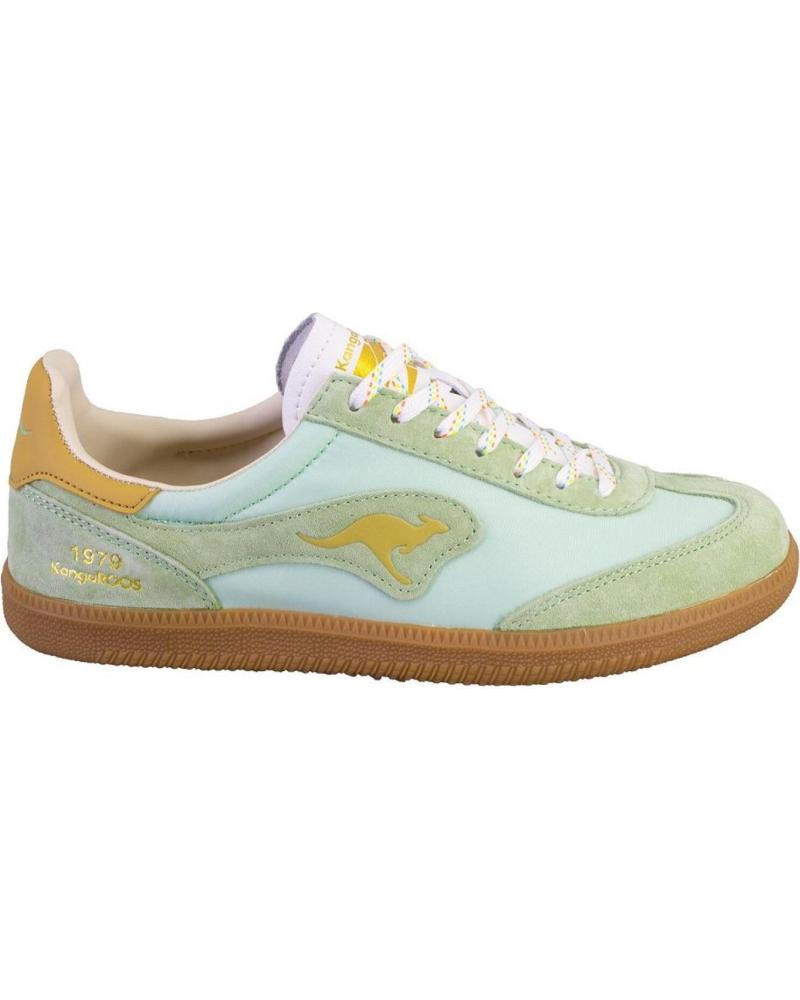 Deportivas de Mujer KANGAROOS 168-25 ZAPATILLAS CASUAL DE MUJER VERDE