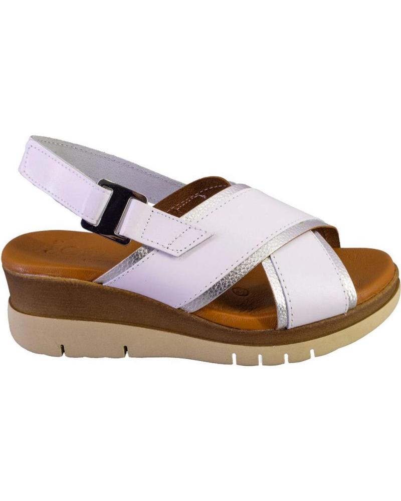 Sandálias de Mulher JORDANA 4199-ZETA SANDALIAS DE MUJER PIEL BLANCO