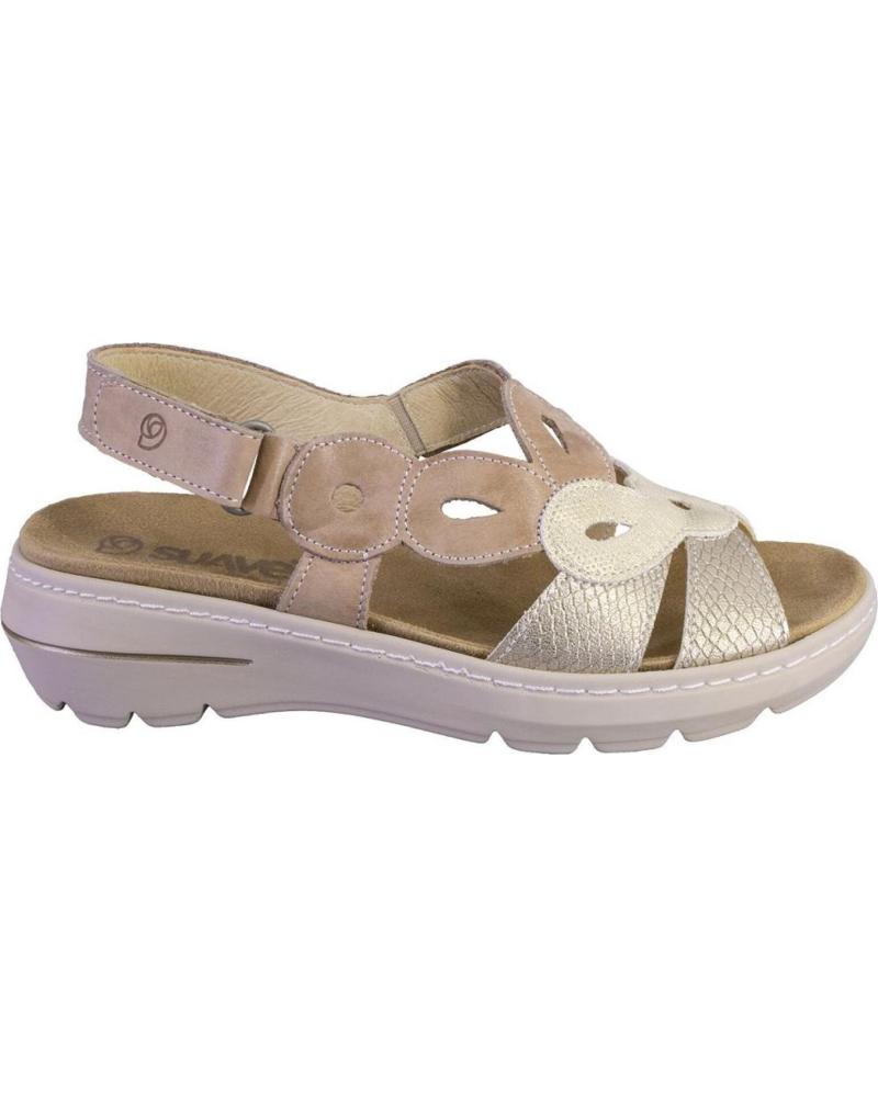 Sandalias de Mujer SUAVE 3223 SANDALIAS DE MUJER PIEL PLATINO