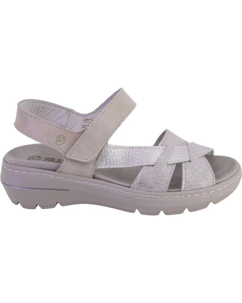 Sandalias de Mujer SUAVE 3221 SANDALIAS DE MUJER PIEL PLATA