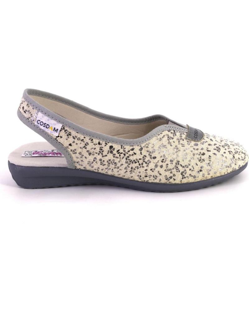Calzado de casa de Mujer COSDAM 152 ZAPATILLAS DE CASA DE MUJER GRIS