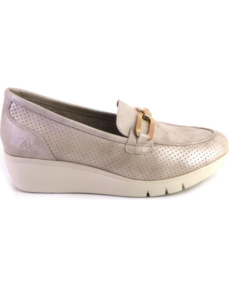 Mocasines de Mujer TREINTAS 4316 MOCASINES DE MUJER PIEL ORO