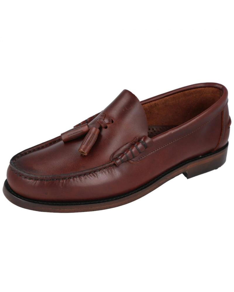 Zapatos de Hombre BUBBLE BOBBLE E2011 MOCASINES PIEL HOMBRE MARRON