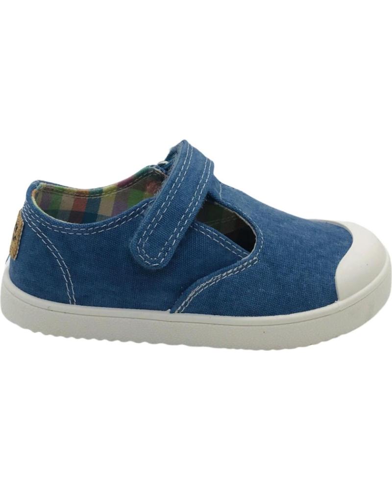 ZAPATILLAS LONA BAREFOOT PABLOSKY 979910 JEANS AZULES JEANS